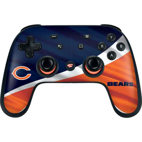 NFL Chicago Bears Google Stadia Controller Skin